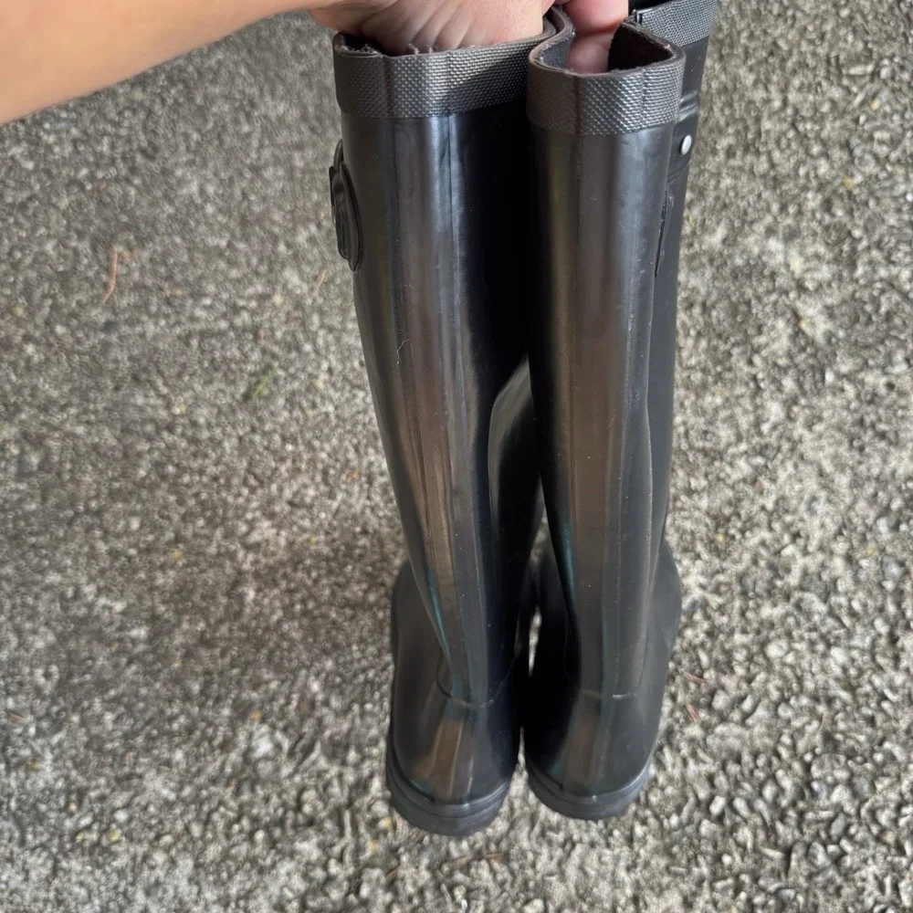 Helly Hansen Veierland 2 Waterproof Rain Boot Size 6 Women's BLACK Knee High